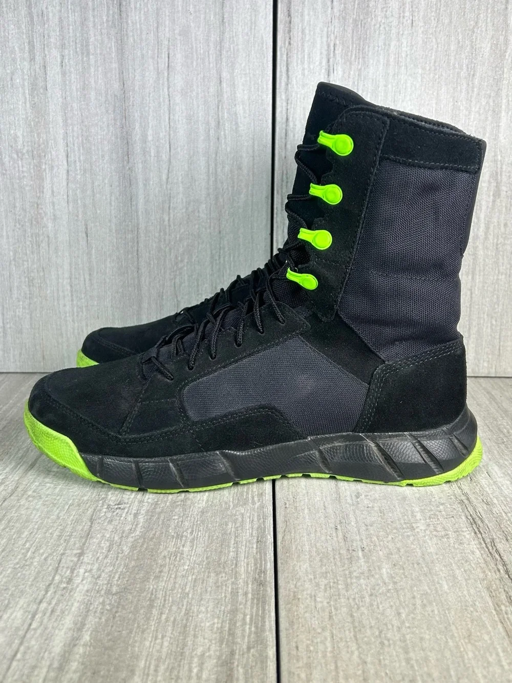 Oakley Coyote Light Assault 2 Black Green Combat Tactical Boot Mens Size 8.5